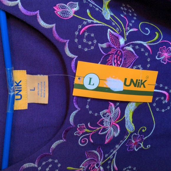 2 Piece Flowers Pant Suit Large NWT - Picture 3 of 8